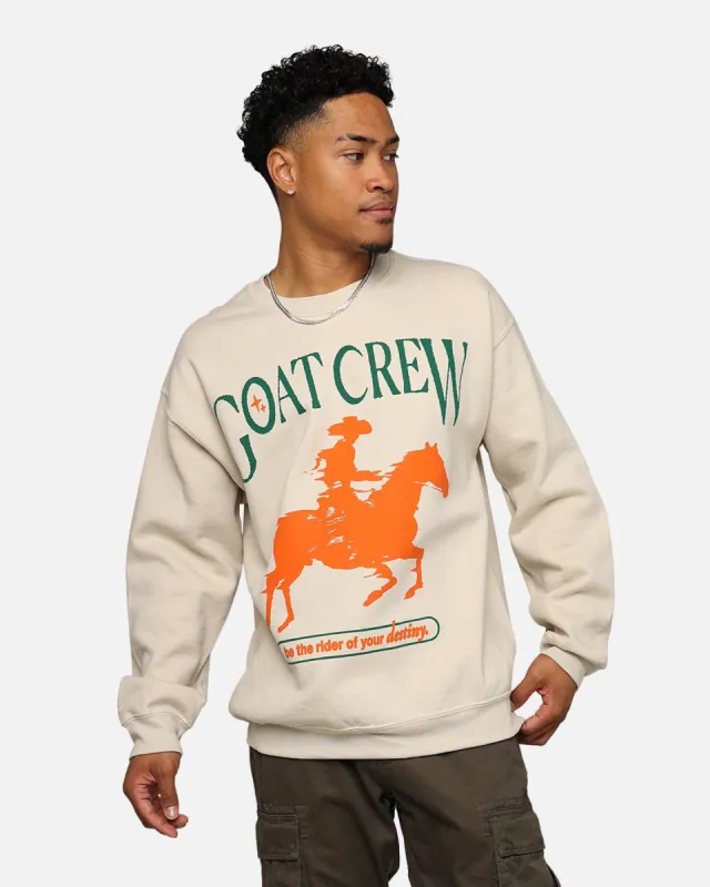 Goat Crew Destiny Rider Crewneck Sand sold by Culture Kings