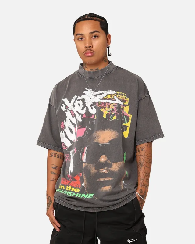 Loiter Summer Roots Oversized T-Shirt Charcoal Grey sold by Culture Kings
