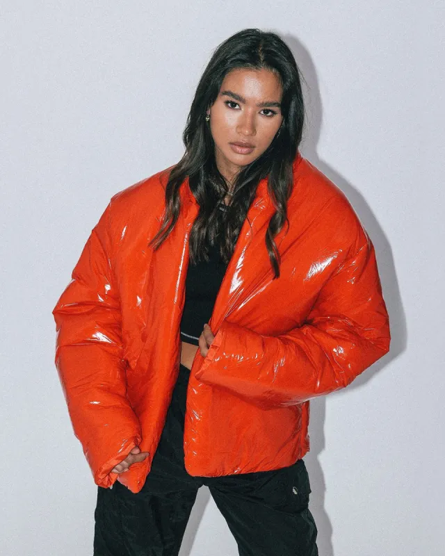 Club Paradise  Paxton Puffer Jacket Red made by Culture Kings