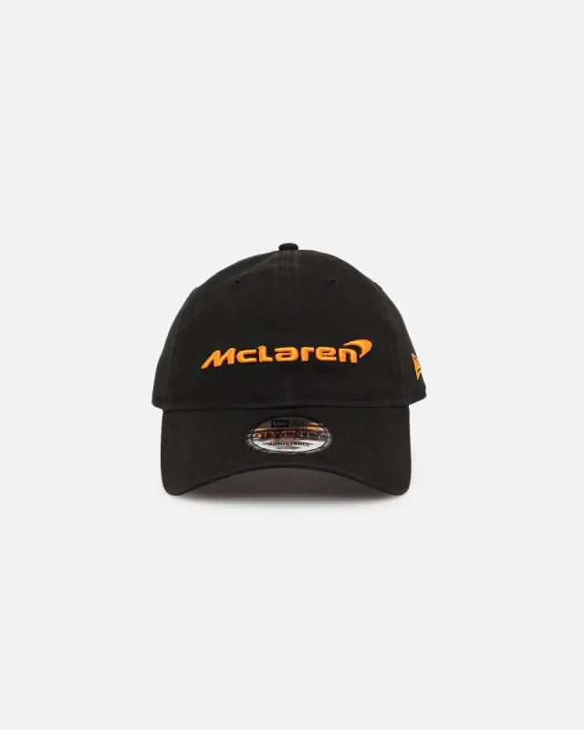 New Era McLaren Word 9TWENTY Strapback Black sold by Culture Kings