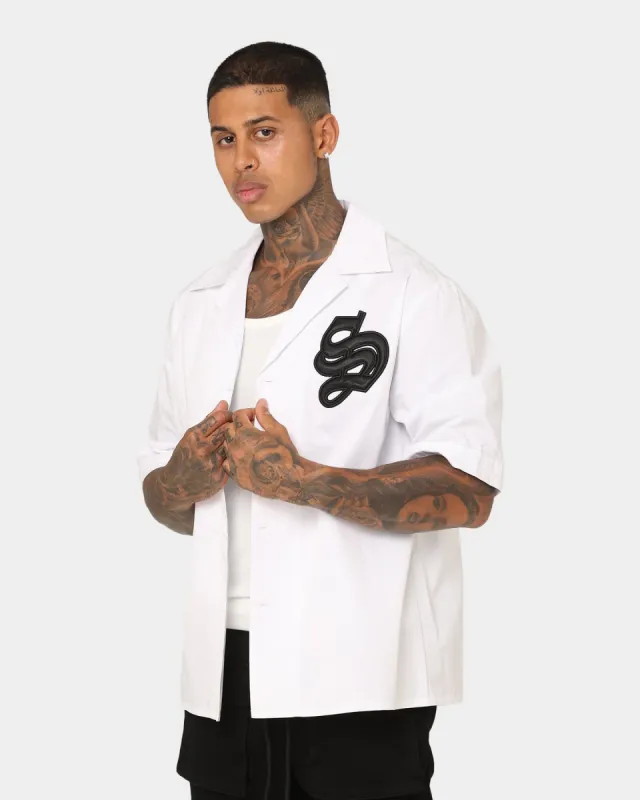 Saint Morta Gothic Bowling Shirt White sold by Culture Kings