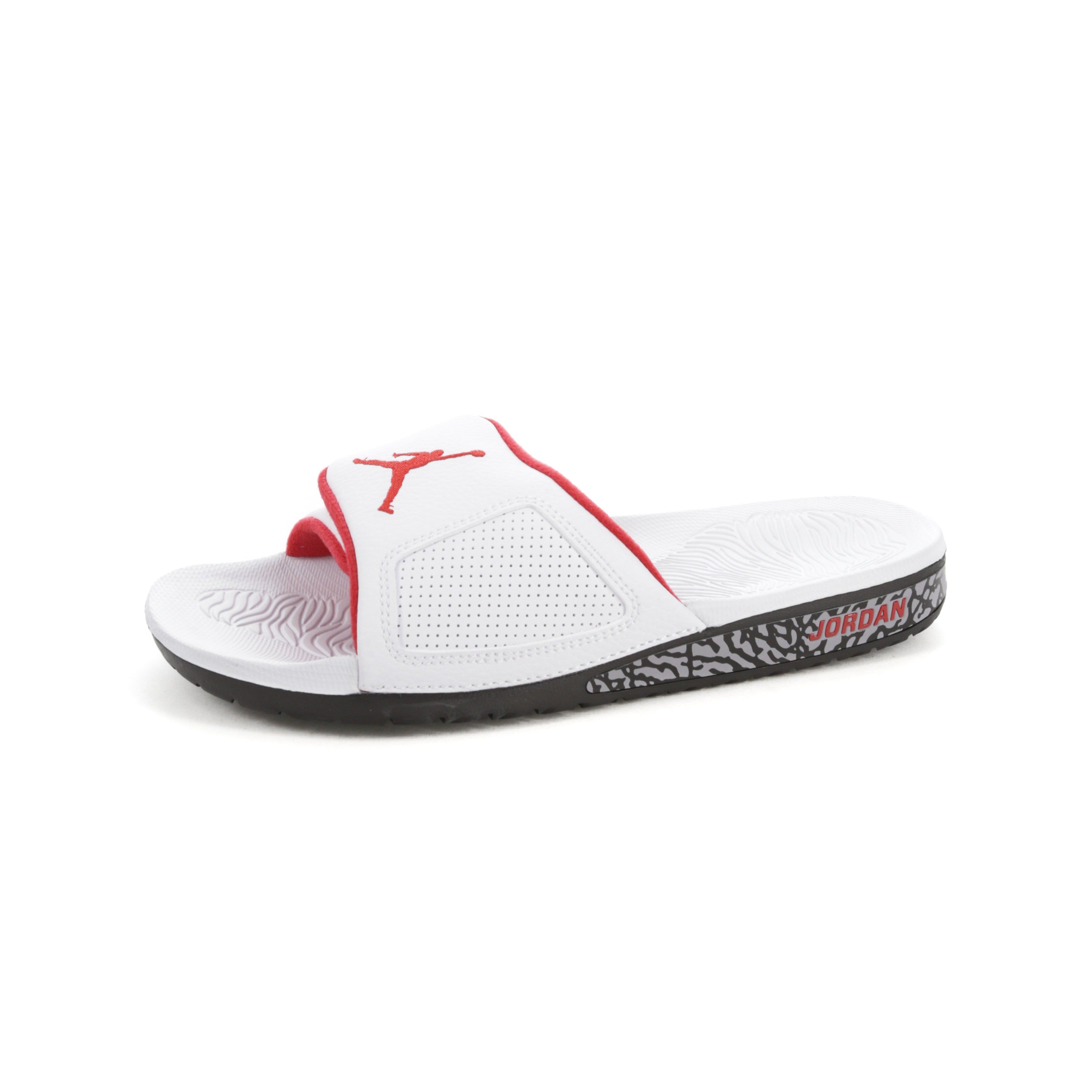 Jordan Hydro III Retro Slide White/Red/Black sold by Culture Kings