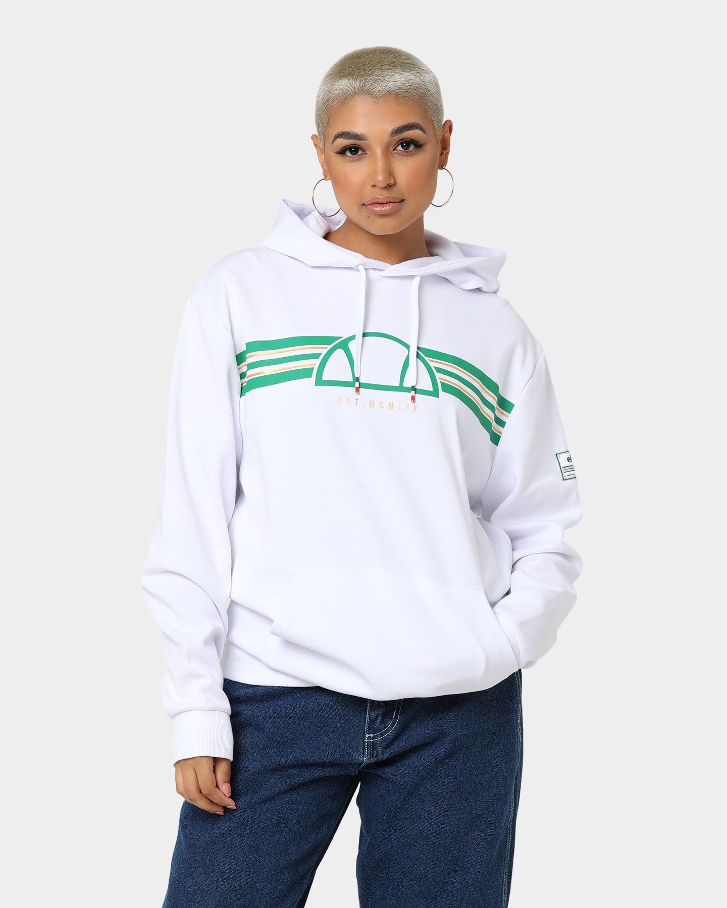 Ellesse Trofeo OH Hoodie White sold by Culture Kings