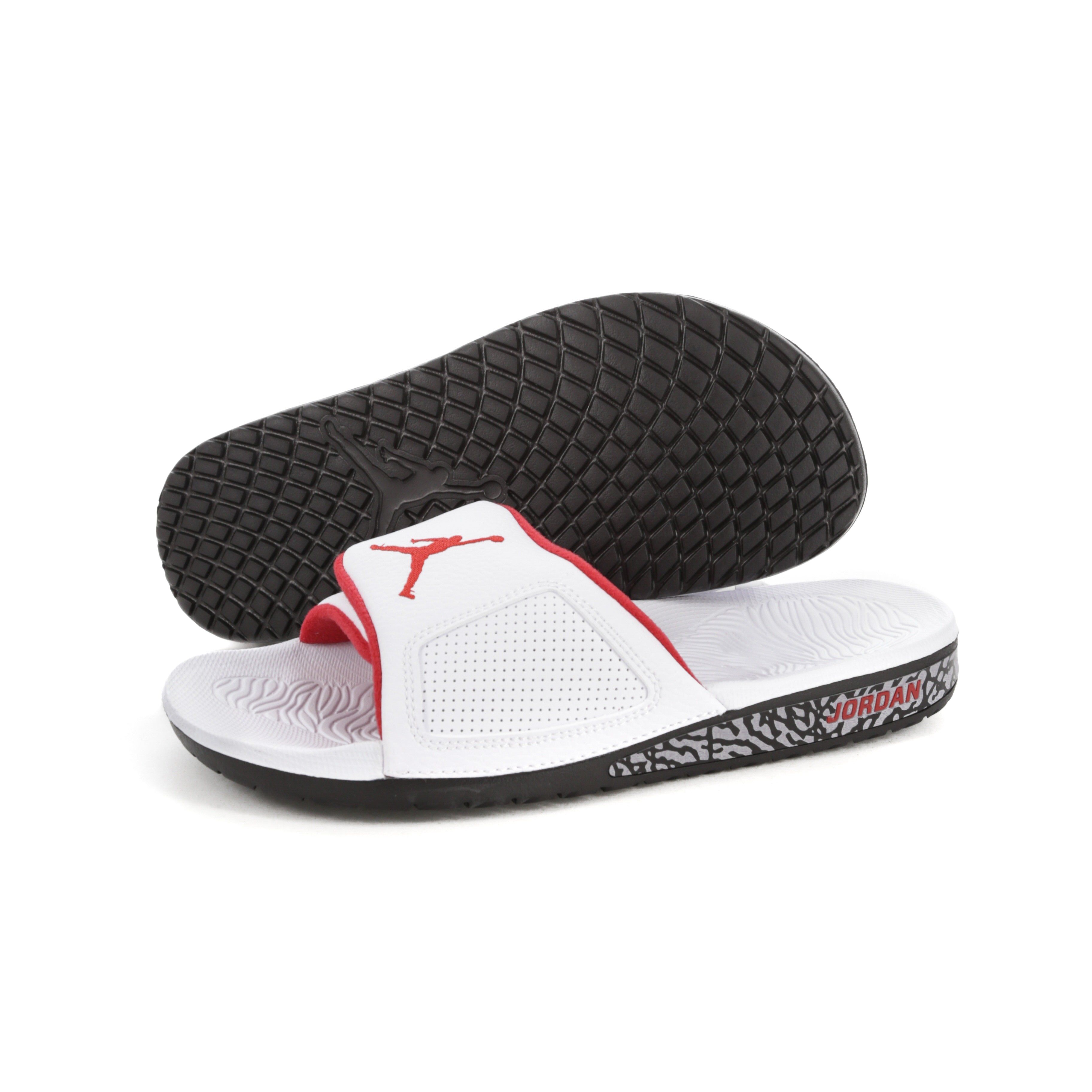 Jordan Hydro III Retro Slide White/Red/Black sold by Culture Kings product image thumbnail 2
