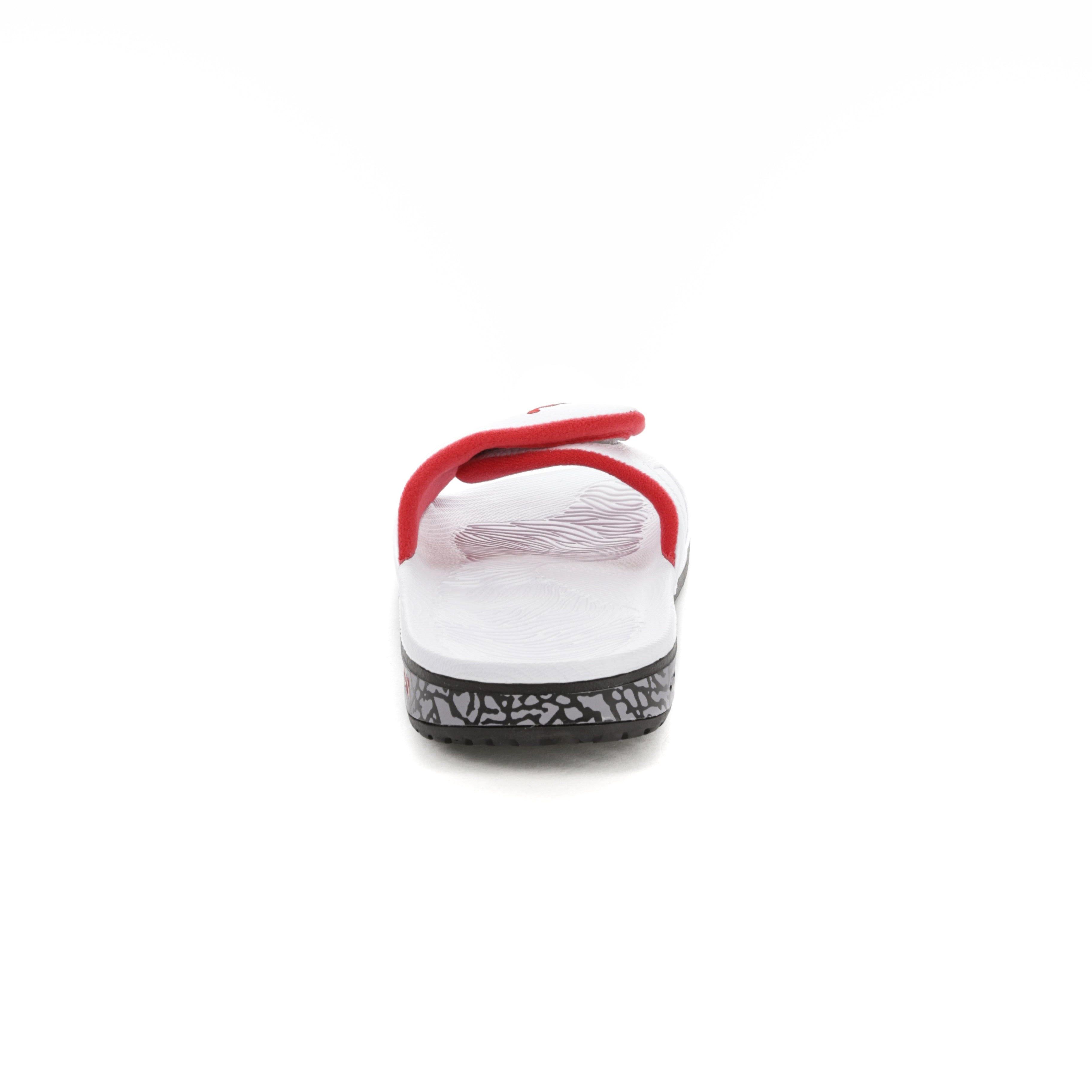 Jordan Hydro III Retro Slide White/Red/Black sold by Culture Kings product image thumbnail 3