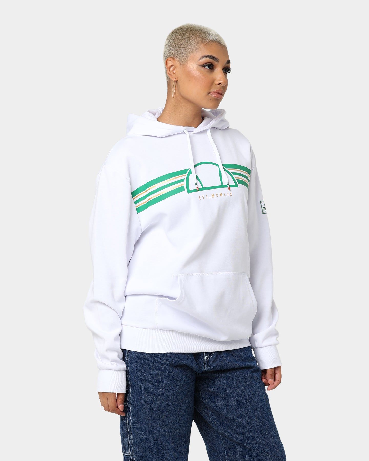 Ellesse Trofeo OH Hoodie White sold by Culture Kings product image thumbnail 5