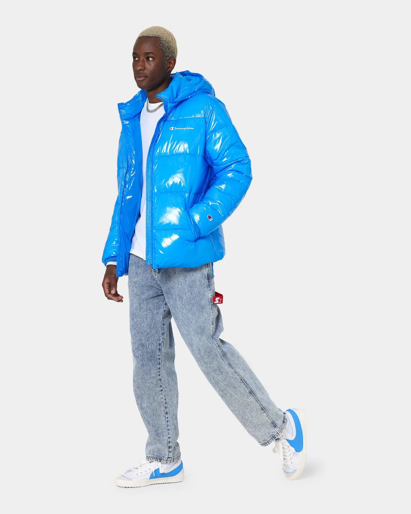 Champion High Shine Puffer Jacket Royal Blue sold by Culture Kings product image thumbnail 2