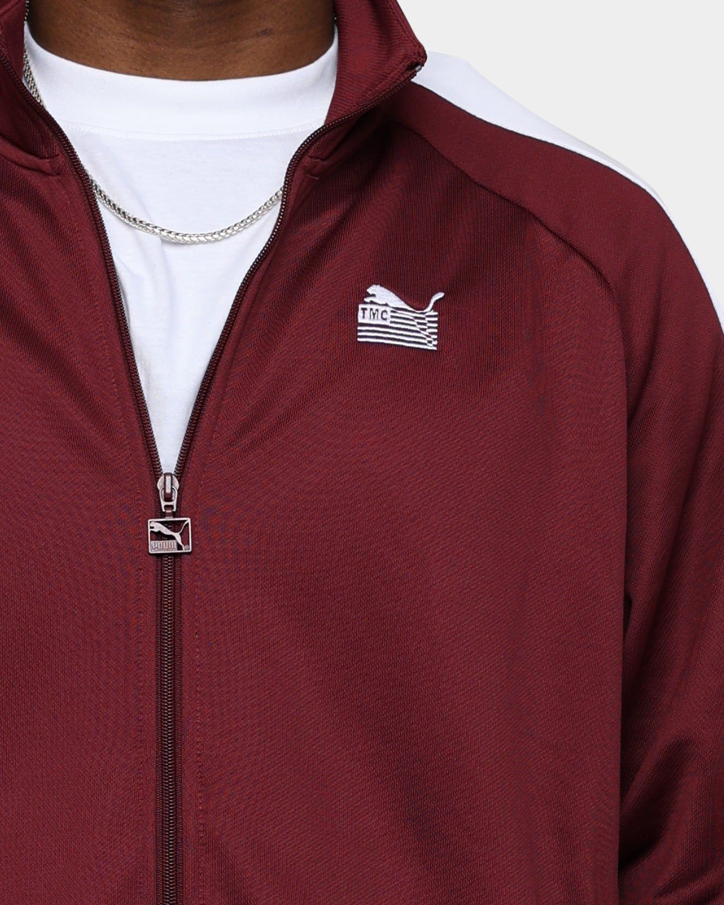 Puma X TMC Hussle T7 Jacket Burgundy sold by Culture Kings product image thumbnail 3