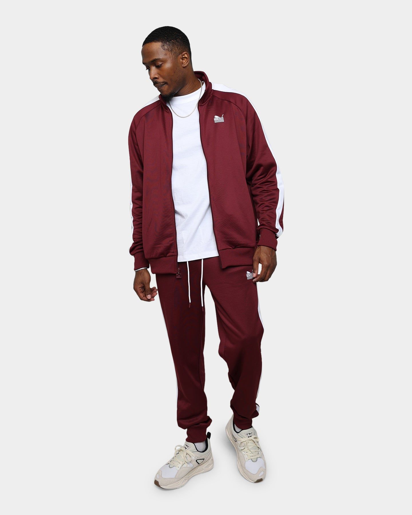 Puma X TMC Hussle T7 Jacket Burgundy sold by Culture Kings product image thumbnail 2