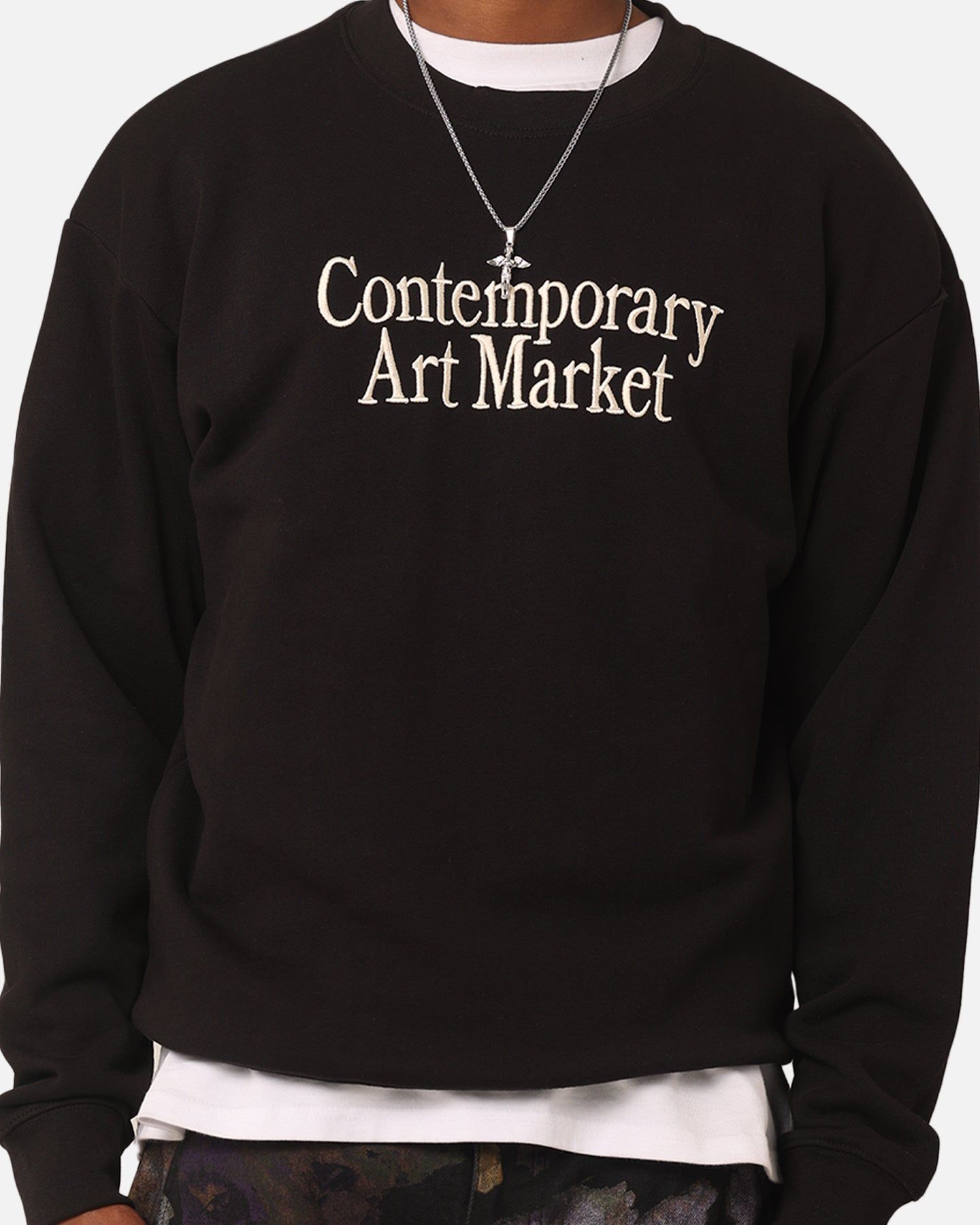 Market Contemporary Art Market Crewneck Black sold by Culture Kings product image thumbnail 3