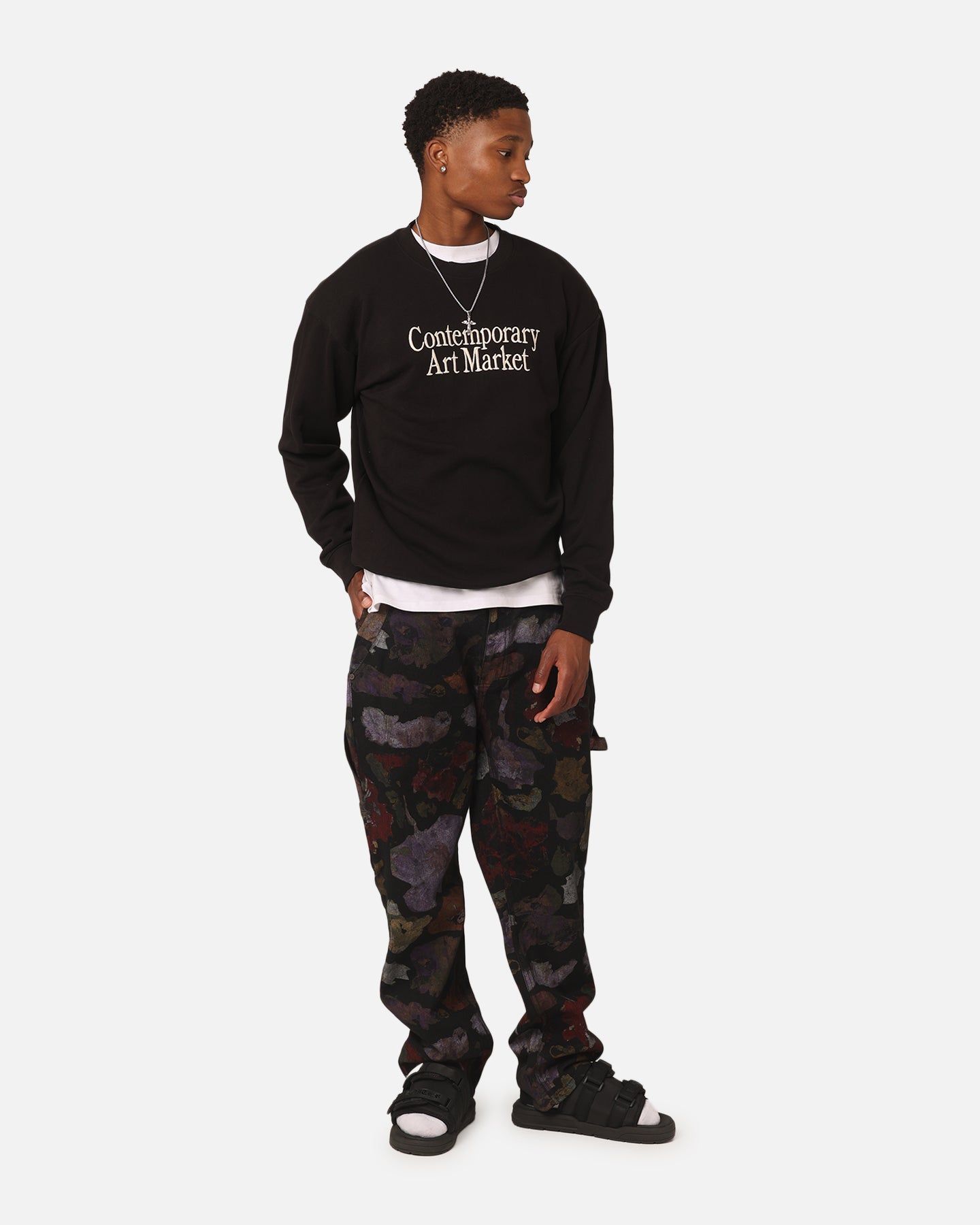 Market Contemporary Art Market Crewneck Black sold by Culture Kings product image thumbnail 2