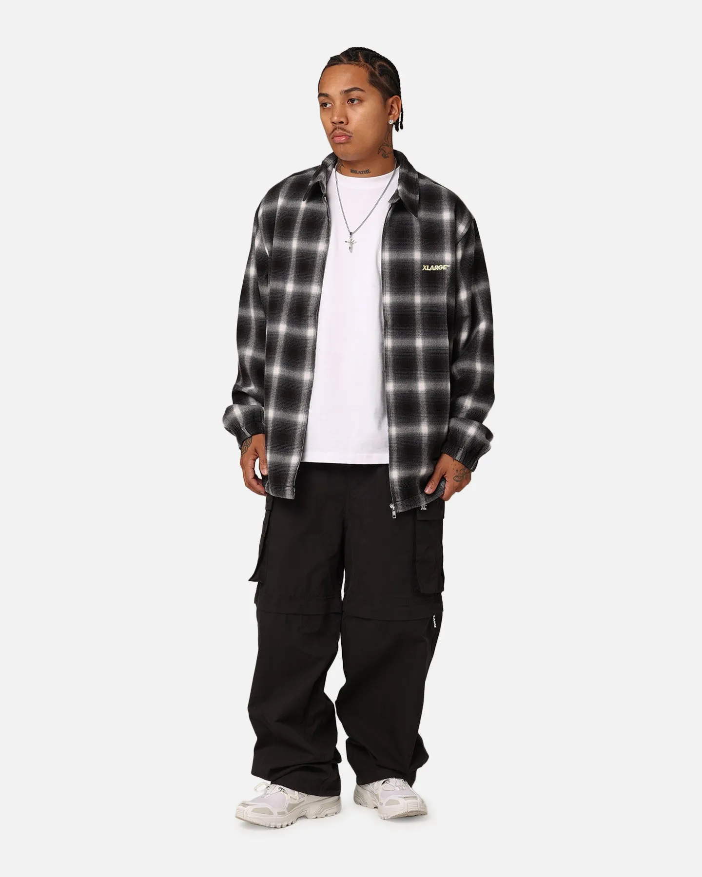 X-Large Source Lined Zip Check Jacket Black sold by Culture Kings product image thumbnail 2