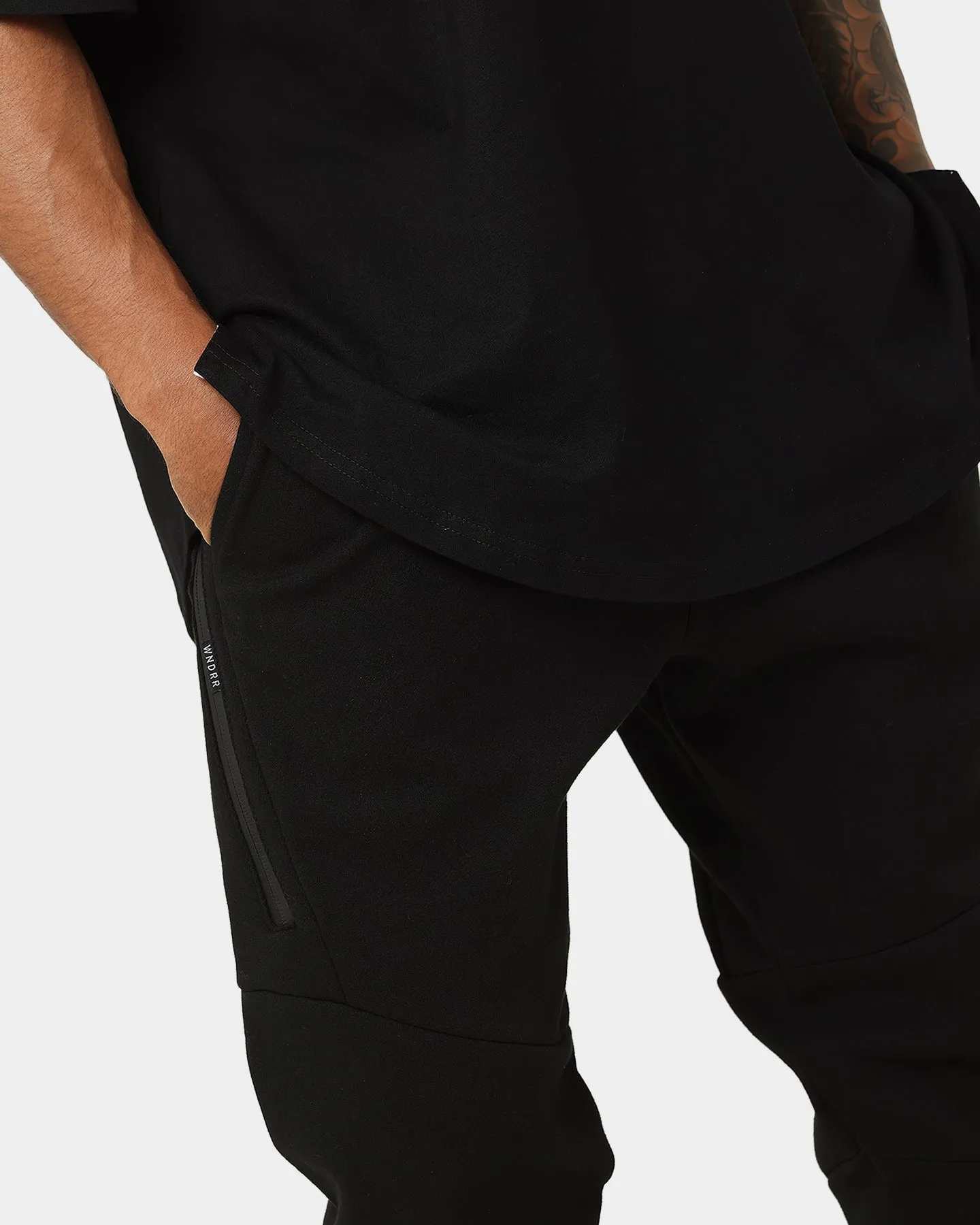 WNDRR Hoxton V2 Tech Track Pant Black sold by Culture Kings product image thumbnail 3