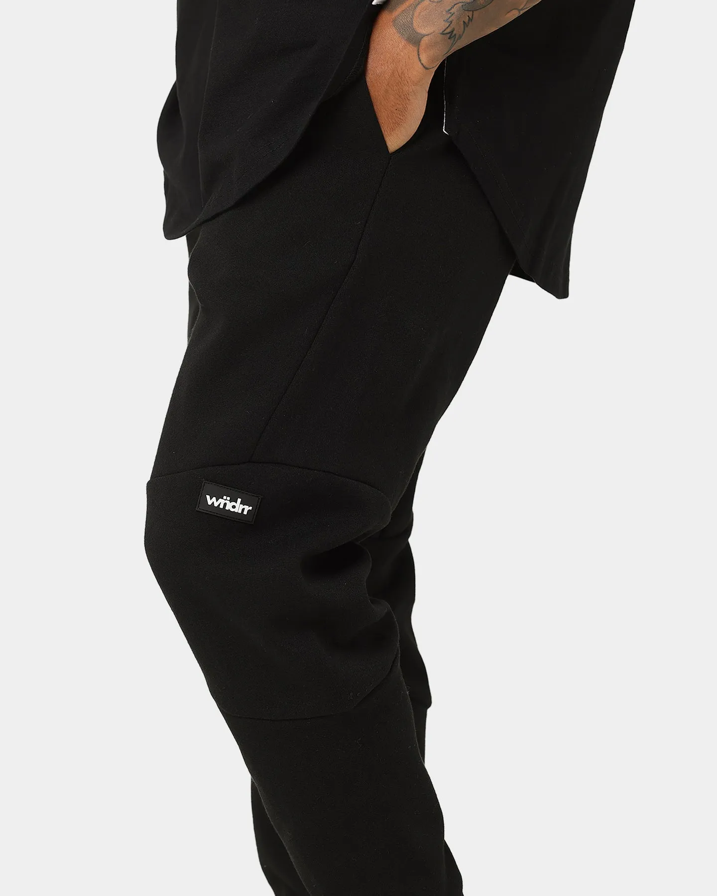 WNDRR Hoxton V2 Tech Track Pant Black sold by Culture Kings product image thumbnail 4