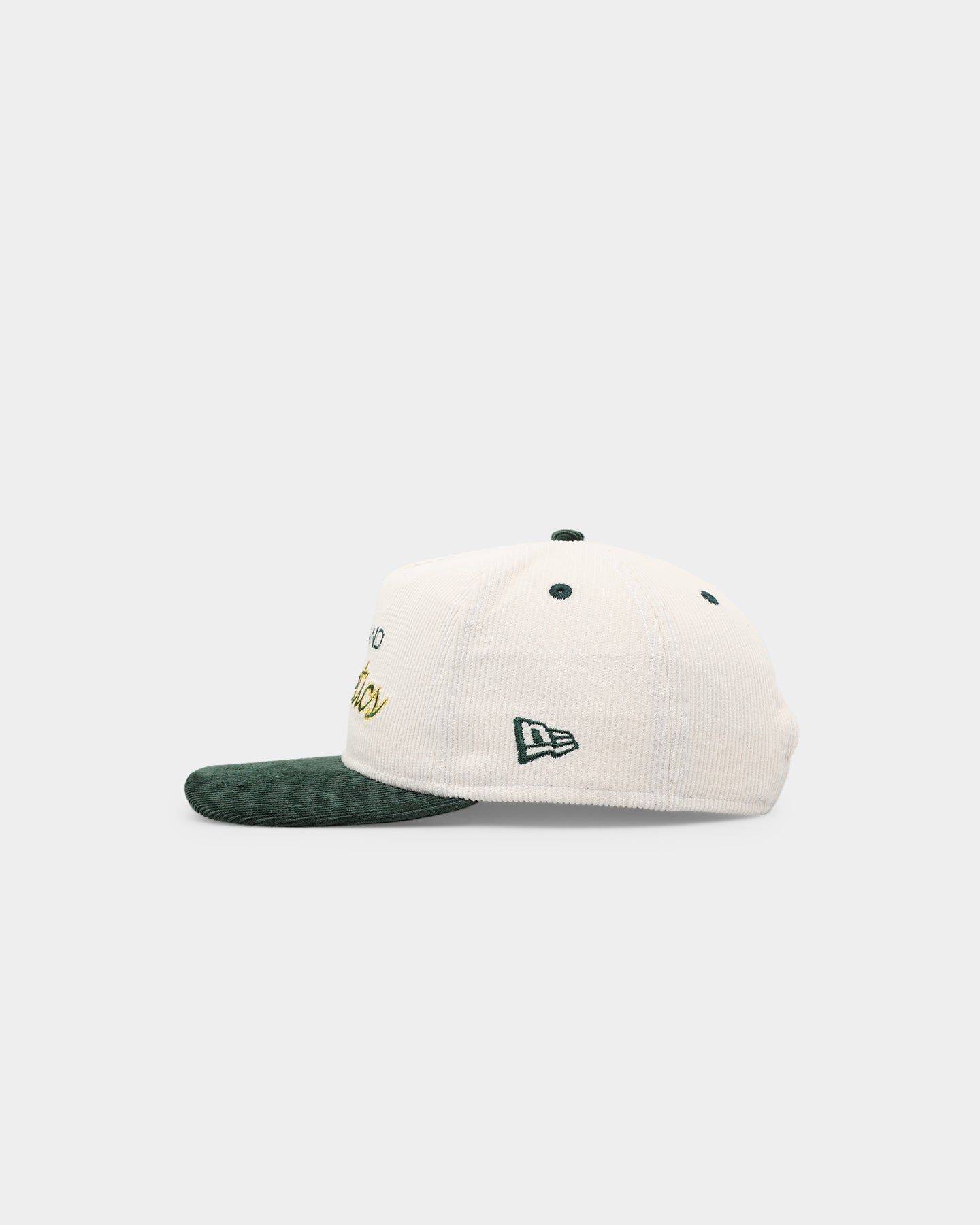 New Era Oakland Athletics 'Chrome Corduroy Throwback Script' Golfer Snapback Chrome White sold by Culture Kings product image thumbnail 4
