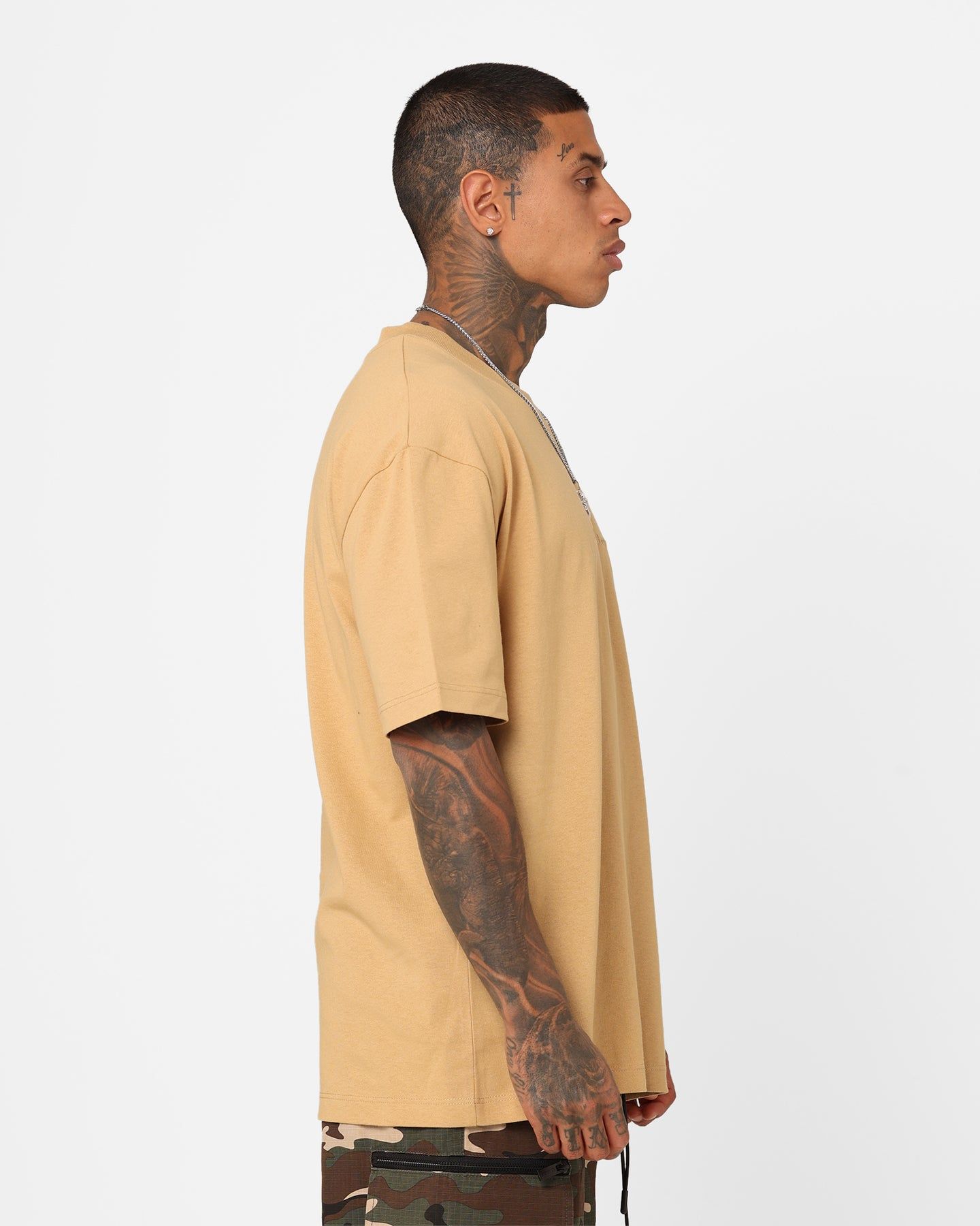Champion Heritage New Script T-Shirt Sandrock sold by Culture Kings product image thumbnail 5