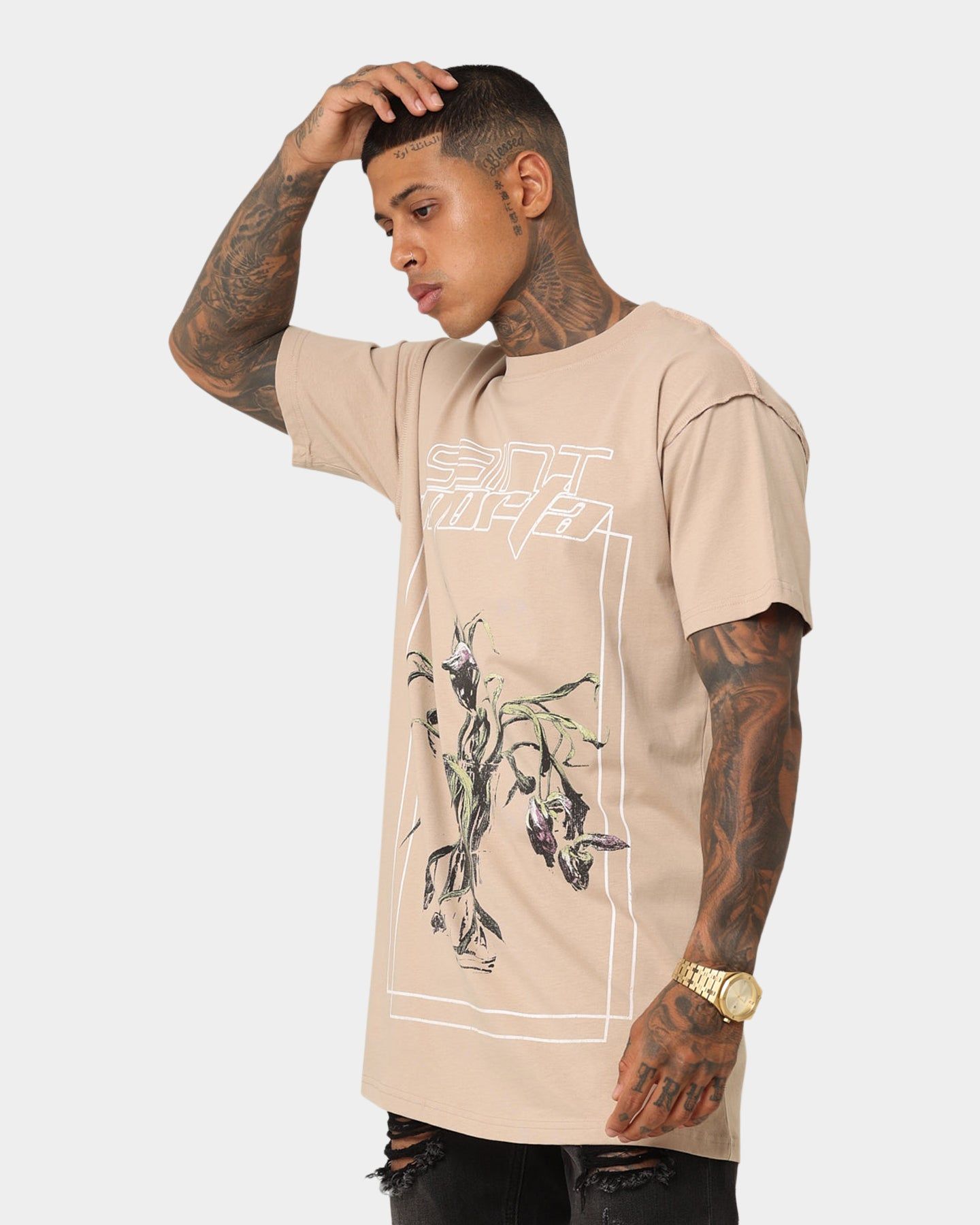 Saint Morta Lifeless Lafayette T-Shirt Stone sold by Culture Kings product image thumbnail 6