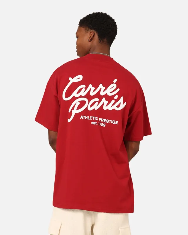 Carre Athletic Heritage Oversized T-Shirt Crimson sold by Culture Kings