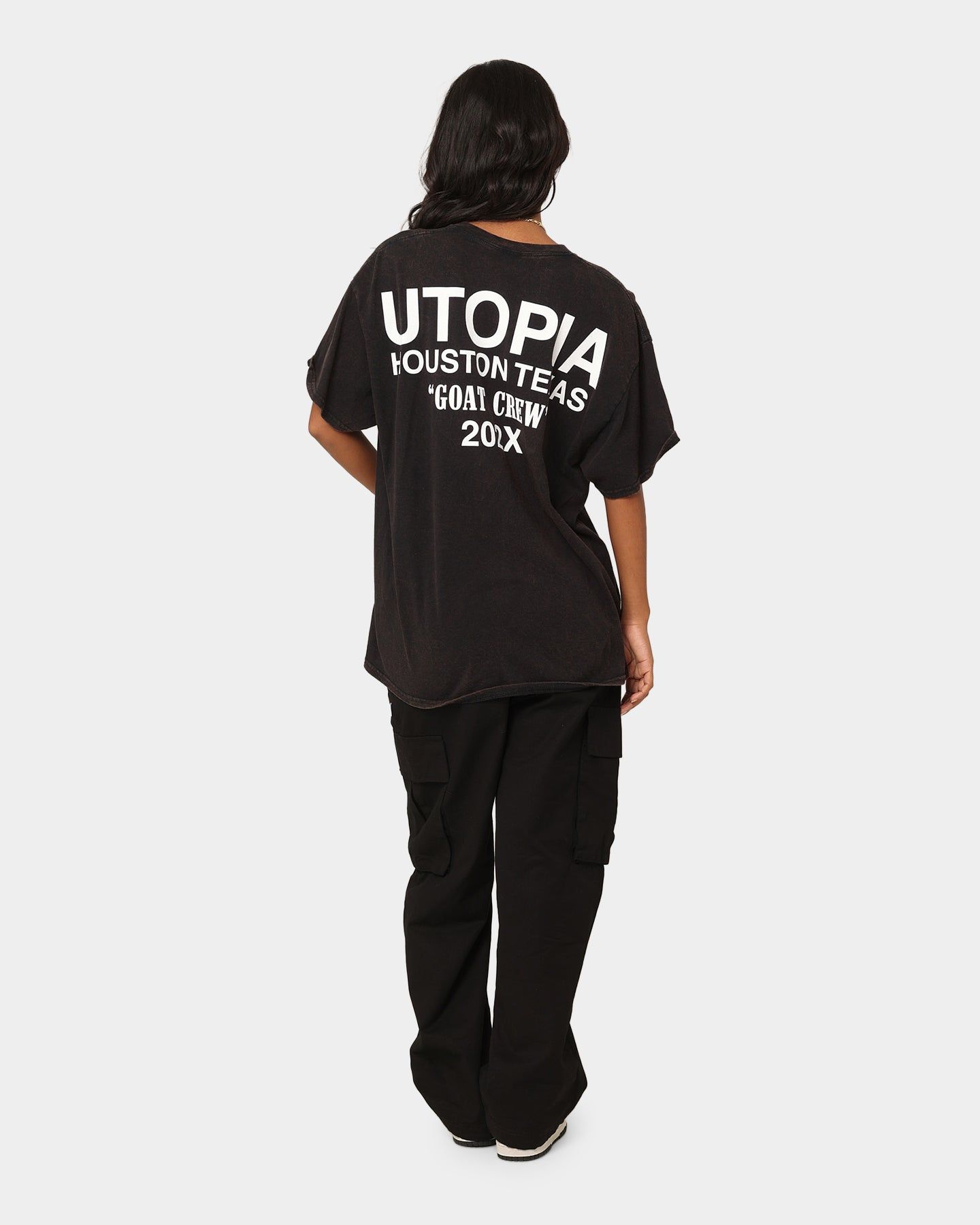 Goat Crew Utopia Vintage T-Shirt Washed Black sold by Culture Kings product image thumbnail 8