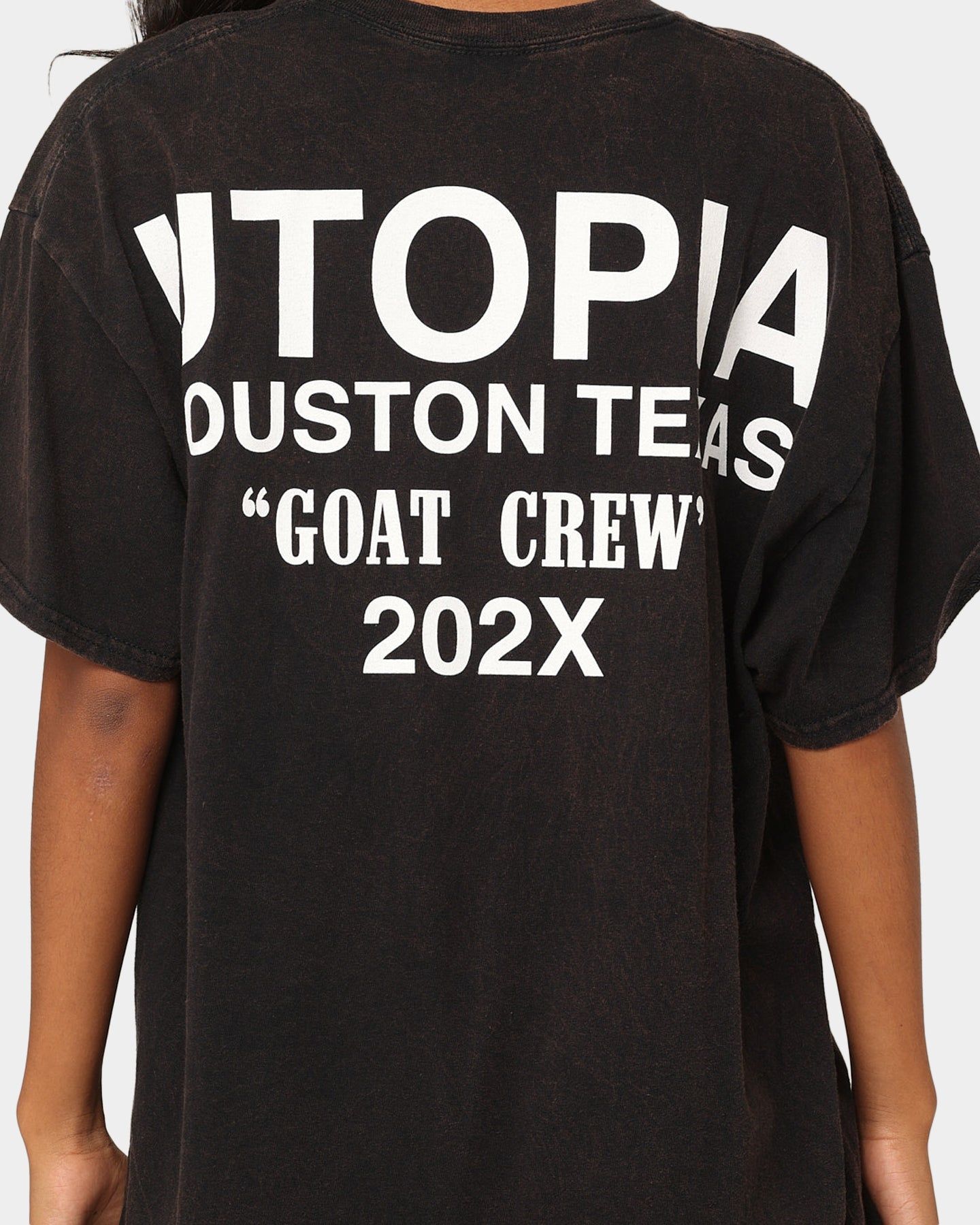 Goat Crew Utopia Vintage T-Shirt Washed Black sold by Culture Kings product image thumbnail 5