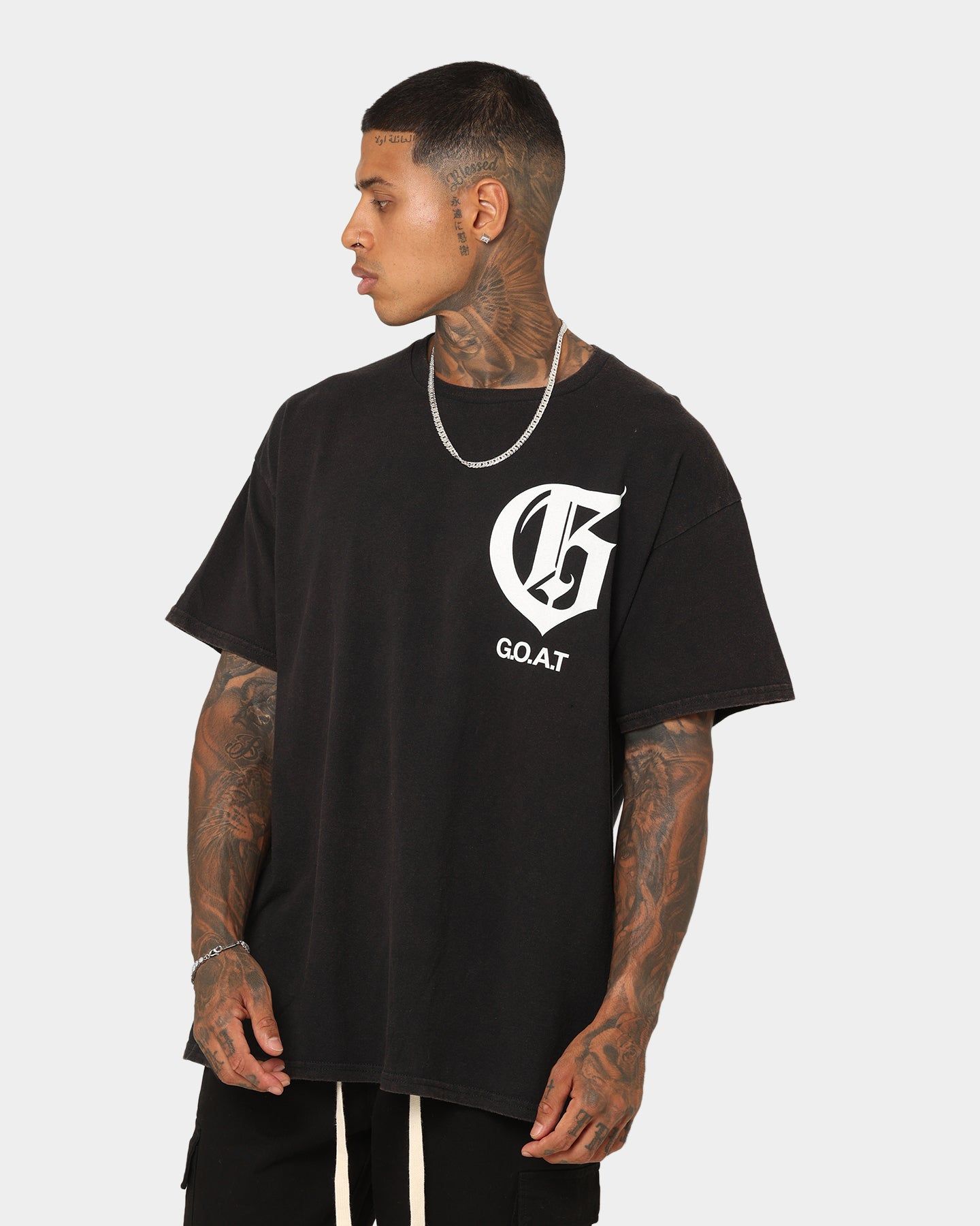 Goat Crew G.O.A.T Vintage T-Shirt Black Wash sold by Culture Kings product image thumbnail 7