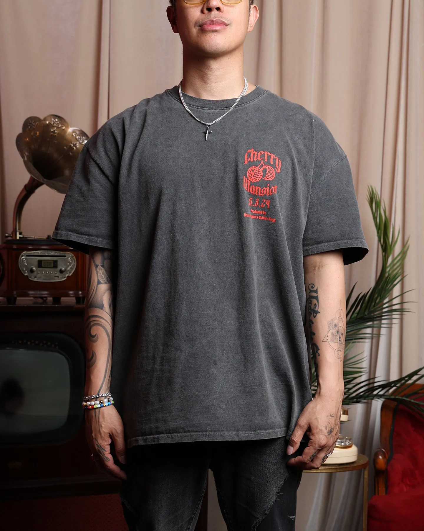 Culture Kings X Brian Puspos T-Shirt Black Wash sold by Culture Kings product image thumbnail 2