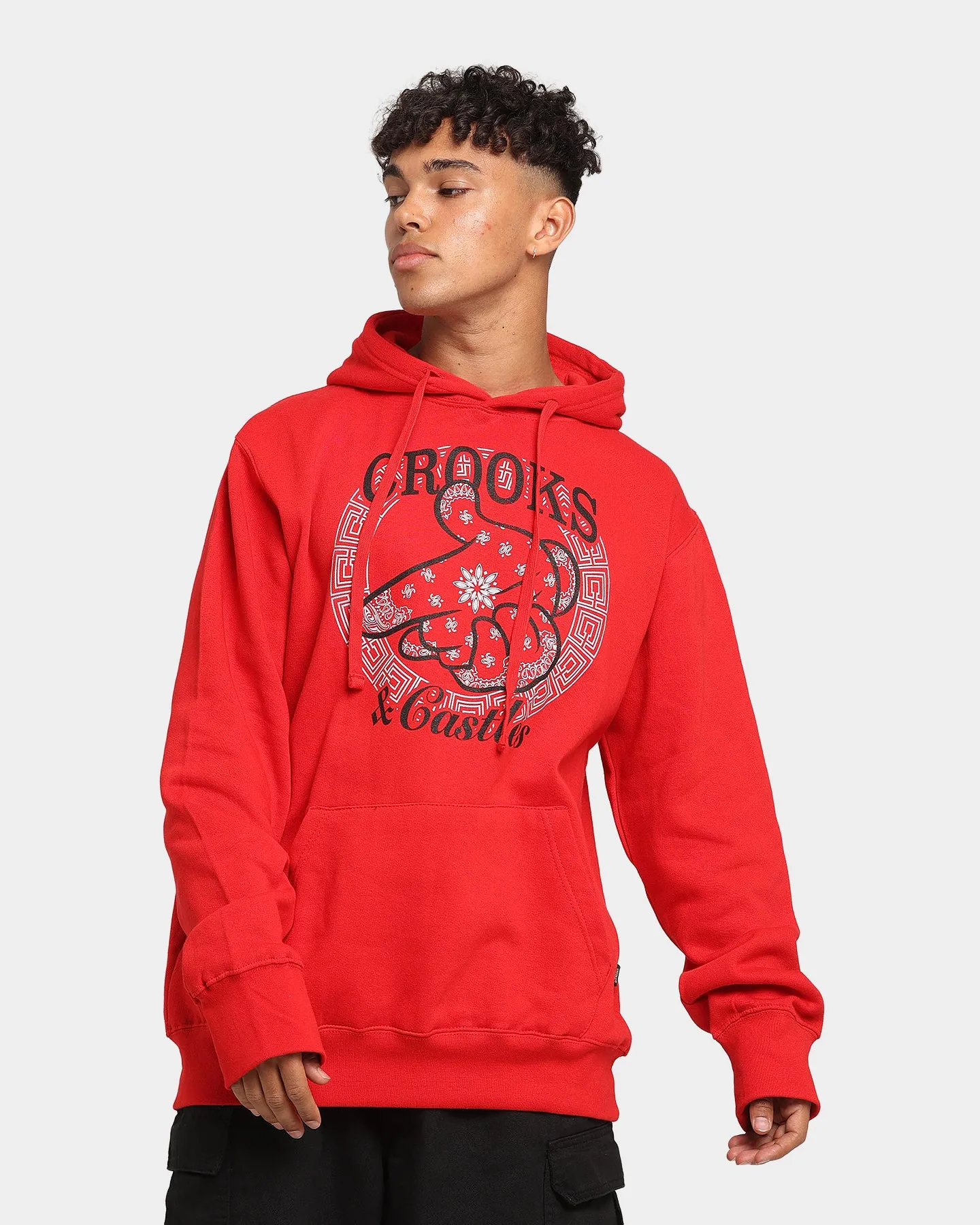 Crooks & Castles Gundana Hoodie Red sold by Culture Kings