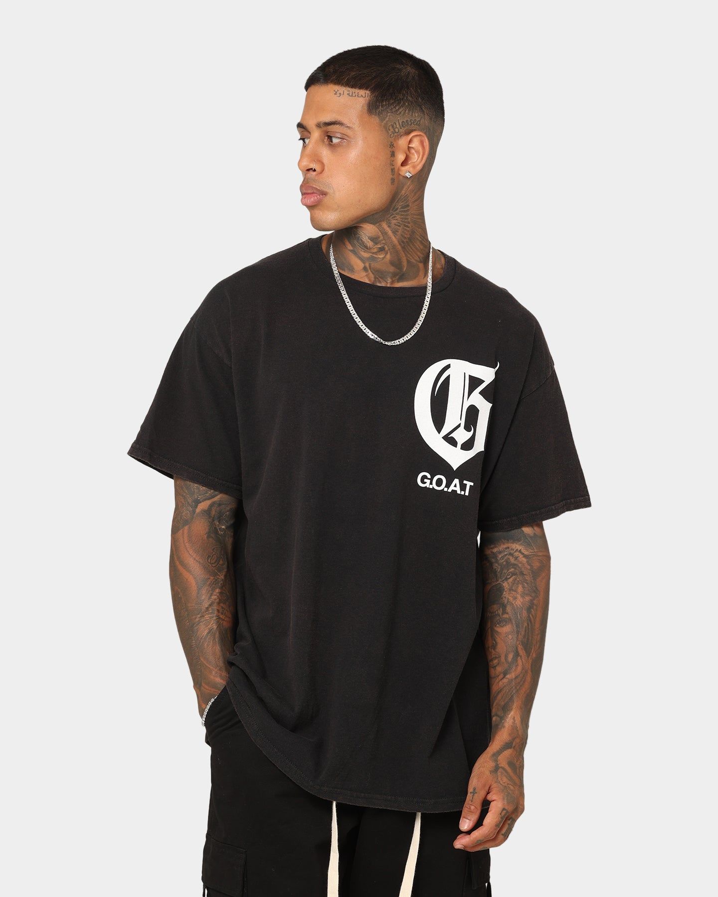 Goat Crew G.O.A.T Vintage T-Shirt Black Wash sold by Culture Kings product image thumbnail 2