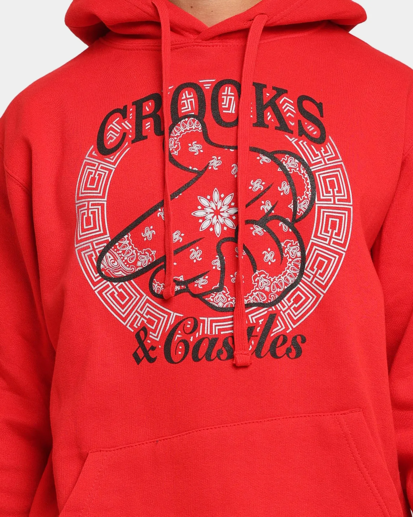 Crooks & Castles Gundana Hoodie Red sold by Culture Kings product image thumbnail 3