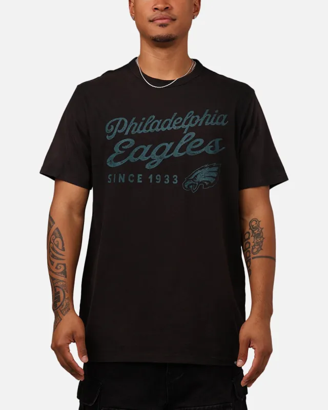 47 Brand Philadelphia Eagles Dusted T-Shirt Black sold by Culture Kings
