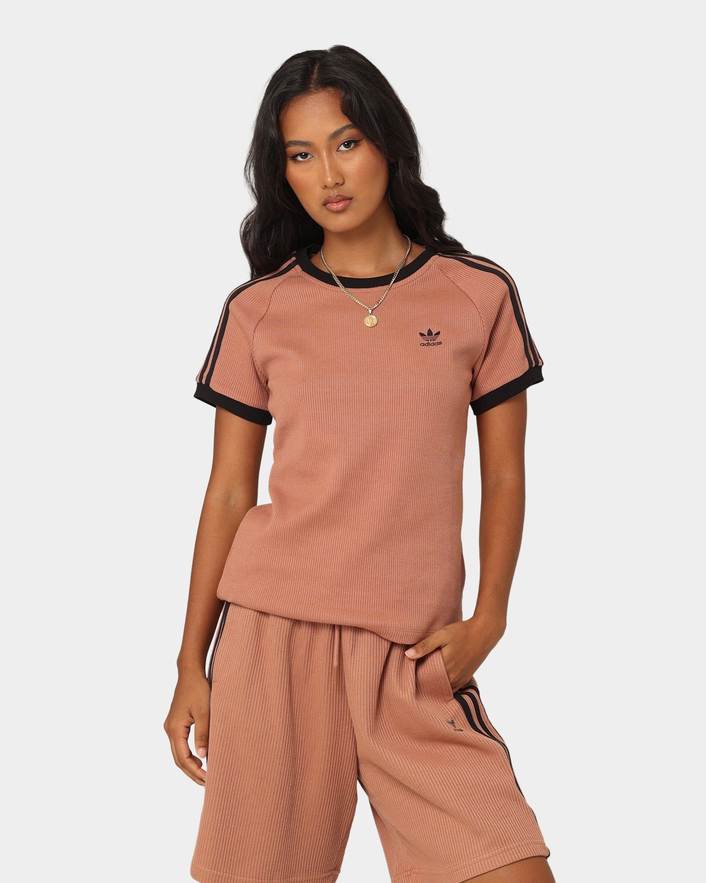 Adidas Women's 3 Stripe Slim T-Shirt Clastr sold by Culture Kings