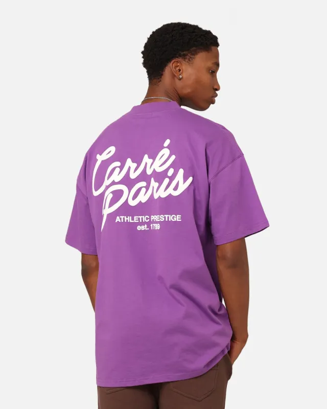 Carre Athletic Heritage Oversized T-Shirt Purple sold by Culture Kings