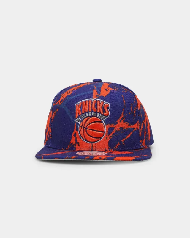 Mitchell & Ness New York Knicks 'Down For All' Original Fit Snapback Blue sold by Culture Kings