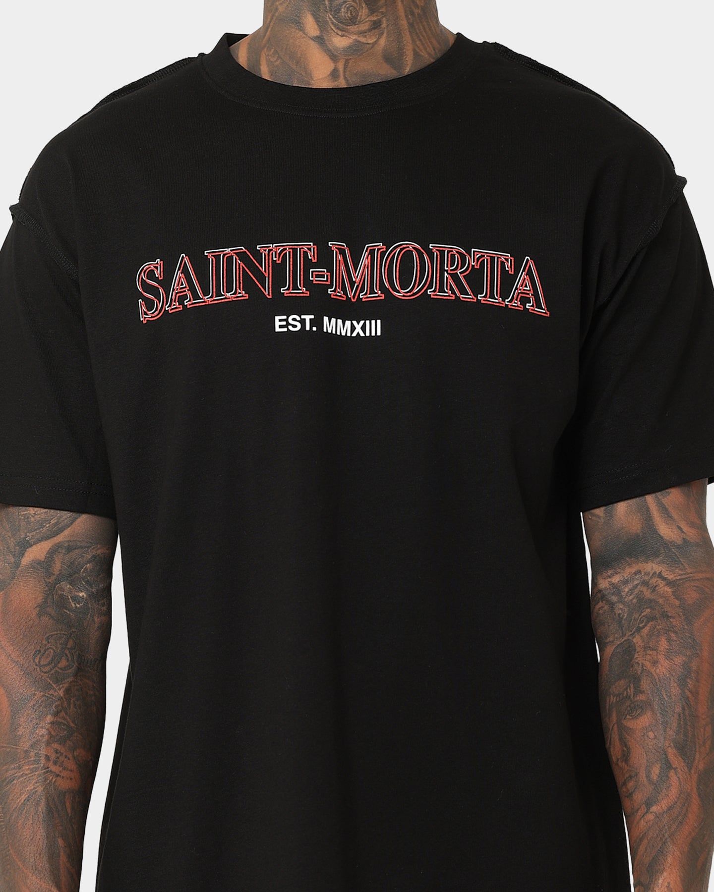 Saint Morta Finite Lafayette T-Shirt Black sold by Culture Kings product image thumbnail 3