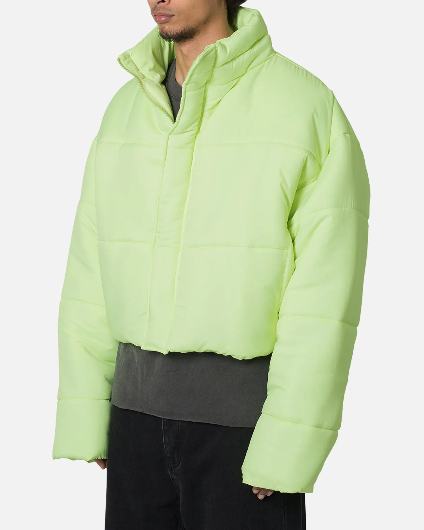 MNML Cropped Puffer II Jacket Green sold by Culture Kings product image thumbnail 2