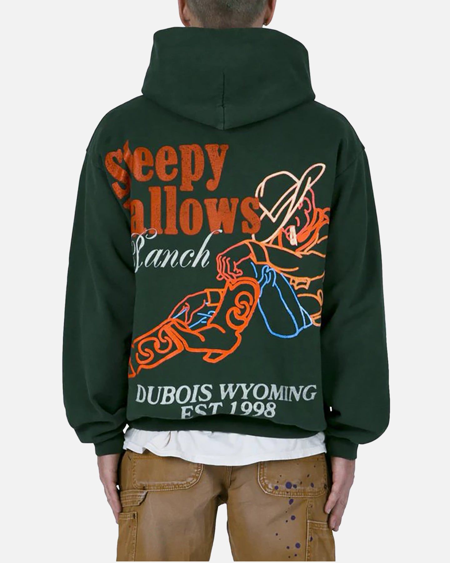 MNML Neon Cowboy Hoodie Ivy sold by Culture Kings product image thumbnail 4