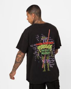 Goat Crew X Teenage Mutant Ninja Turtles Donatello Vintage T-Shirt Black Wash sold by Culture Kings
