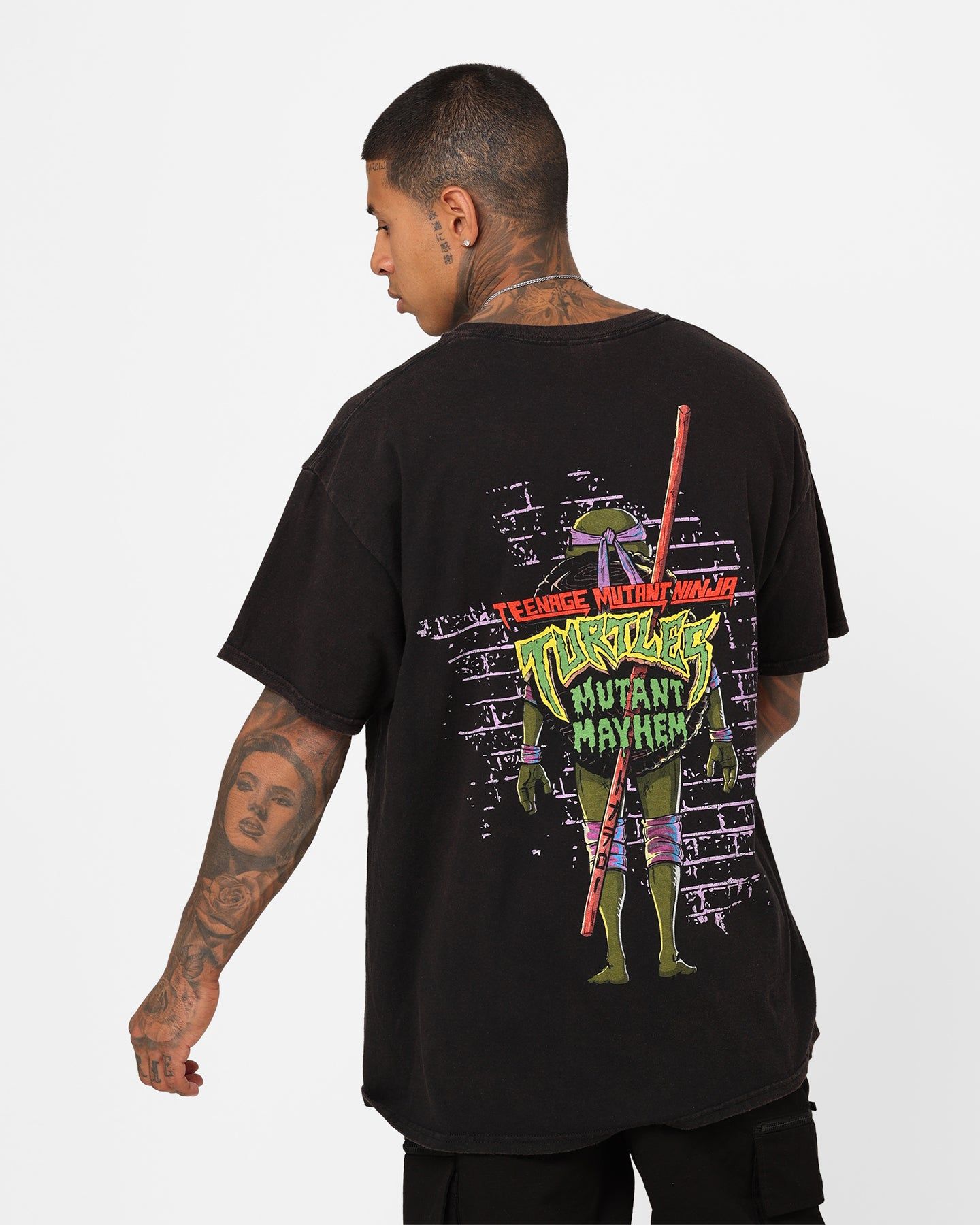 Goat Crew X Teenage Mutant Ninja Turtles Donatello Vintage T-Shirt Black Wash sold by Culture Kings product image thumbnail 2