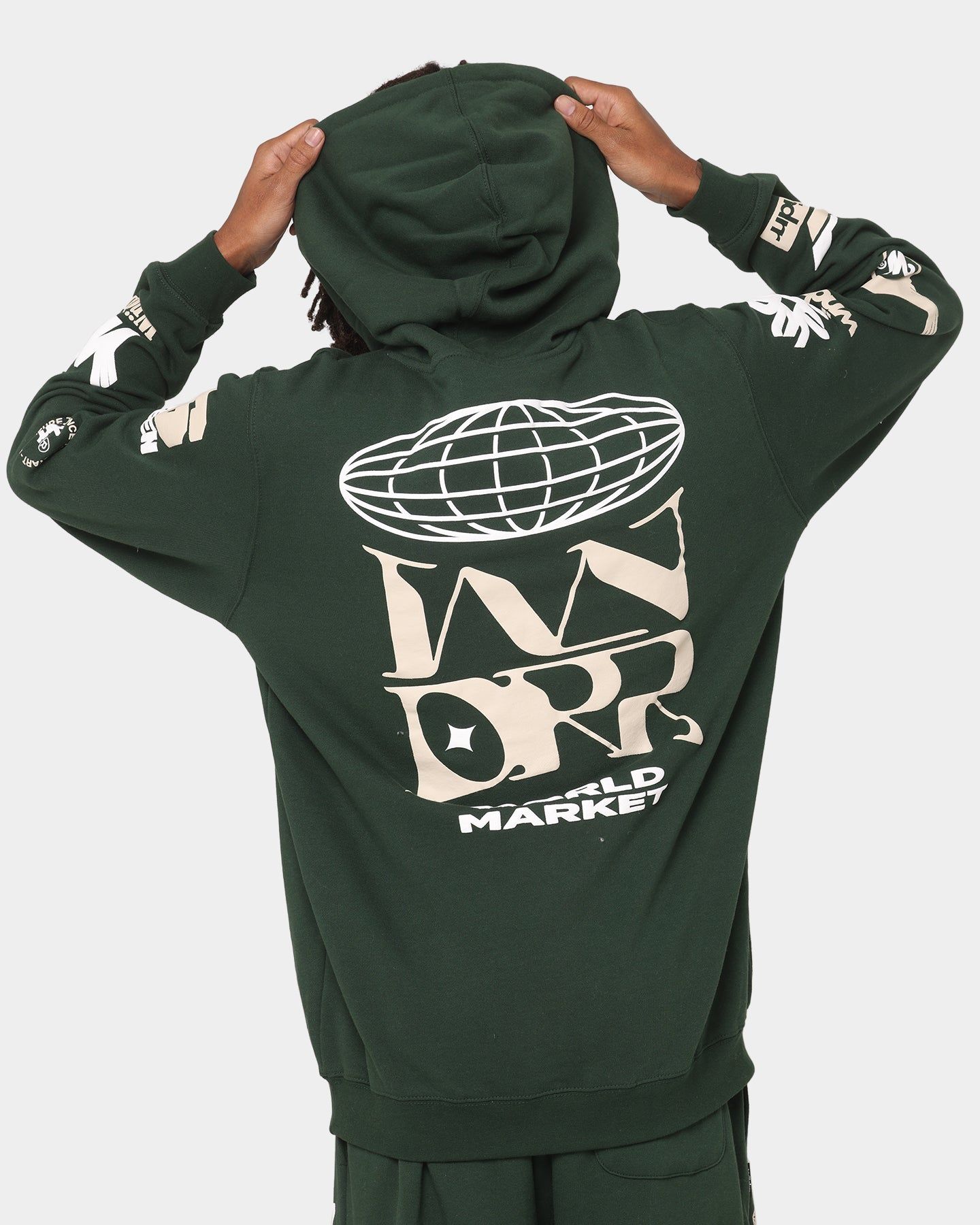 WNDRR Market Hoodie Forest Green sold by Culture Kings