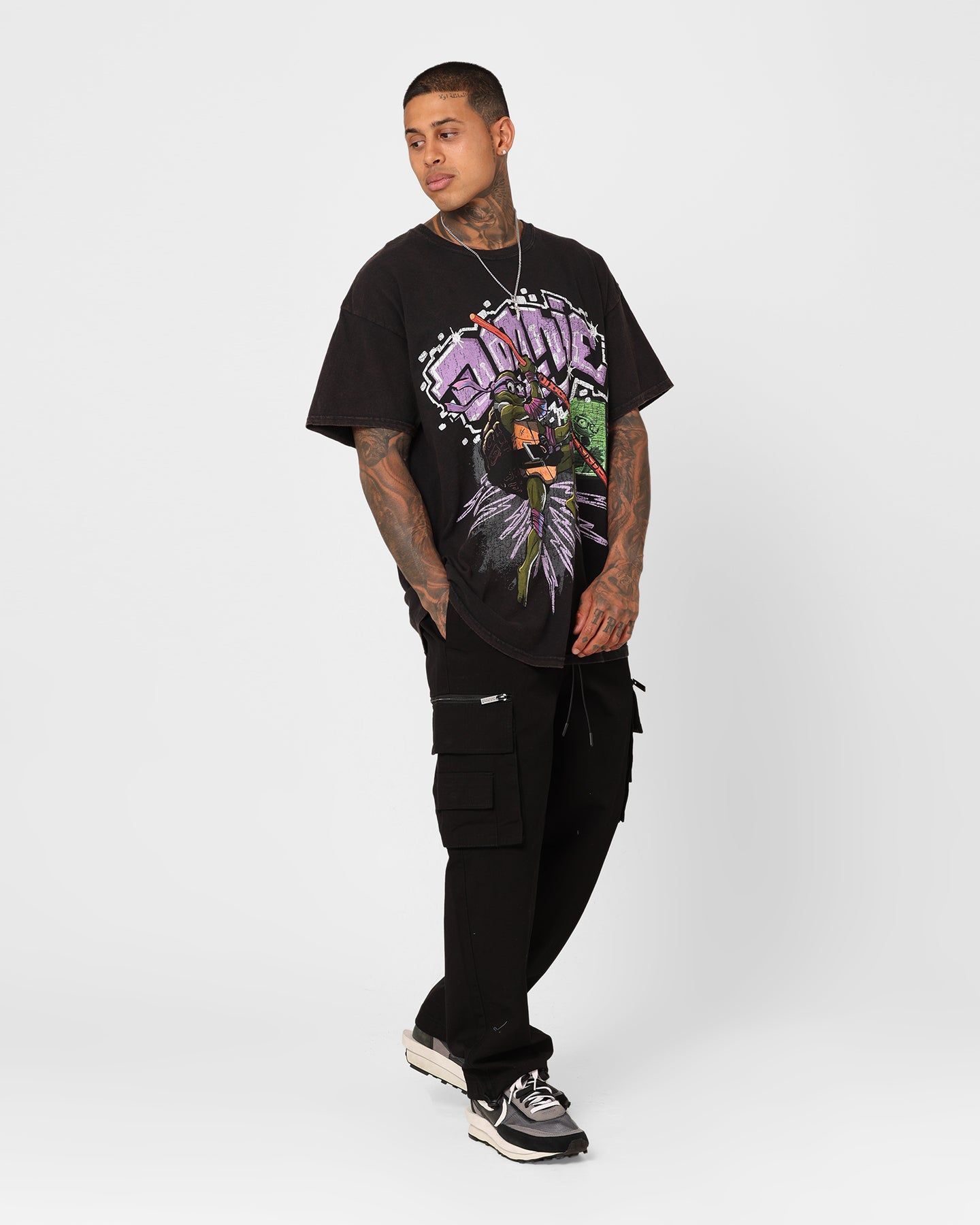 Goat Crew X Teenage Mutant Ninja Turtles Donatello Vintage T-Shirt Black Wash sold by Culture Kings product image thumbnail 3