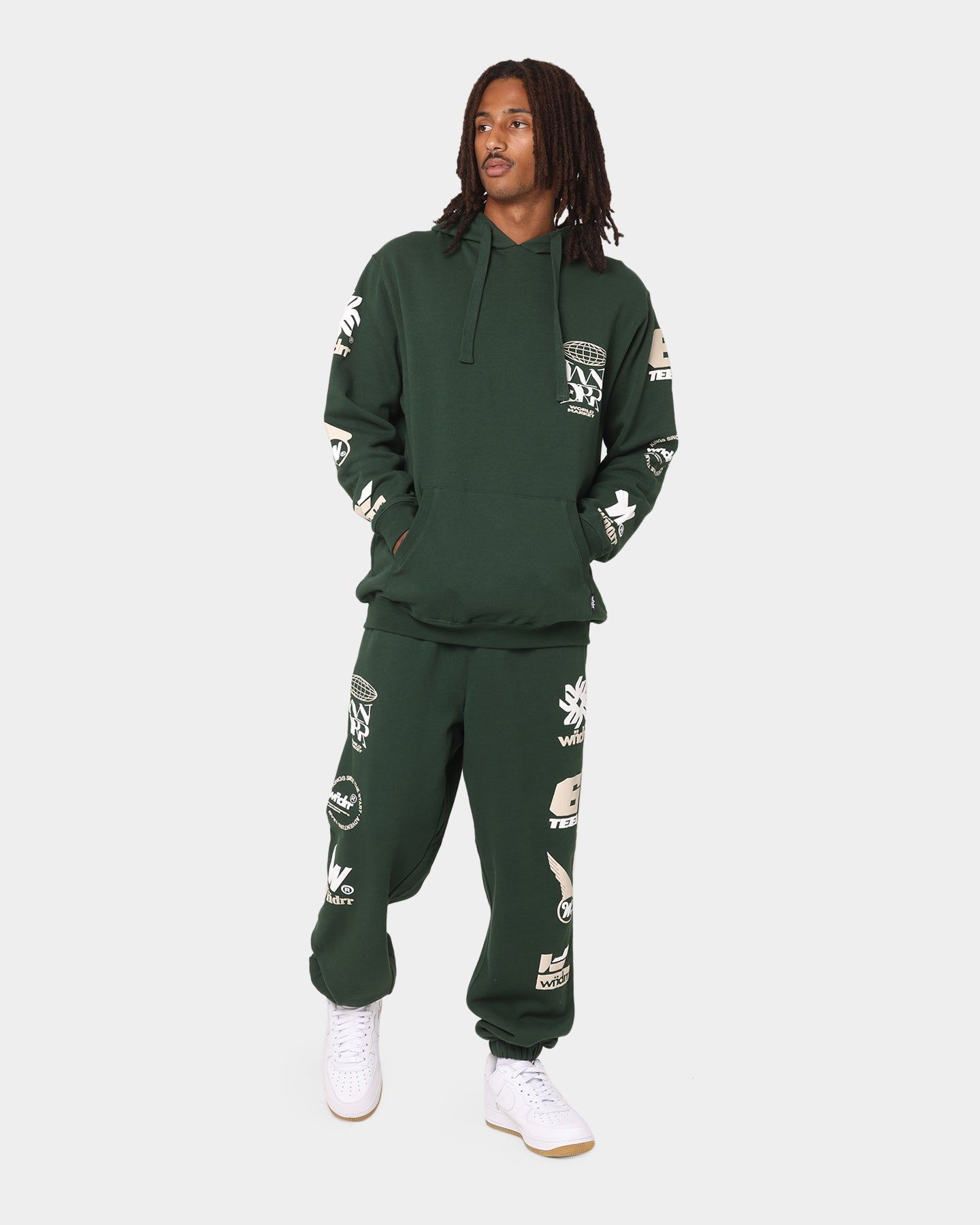 WNDRR Market Hoodie Forest Green sold by Culture Kings product image thumbnail 2