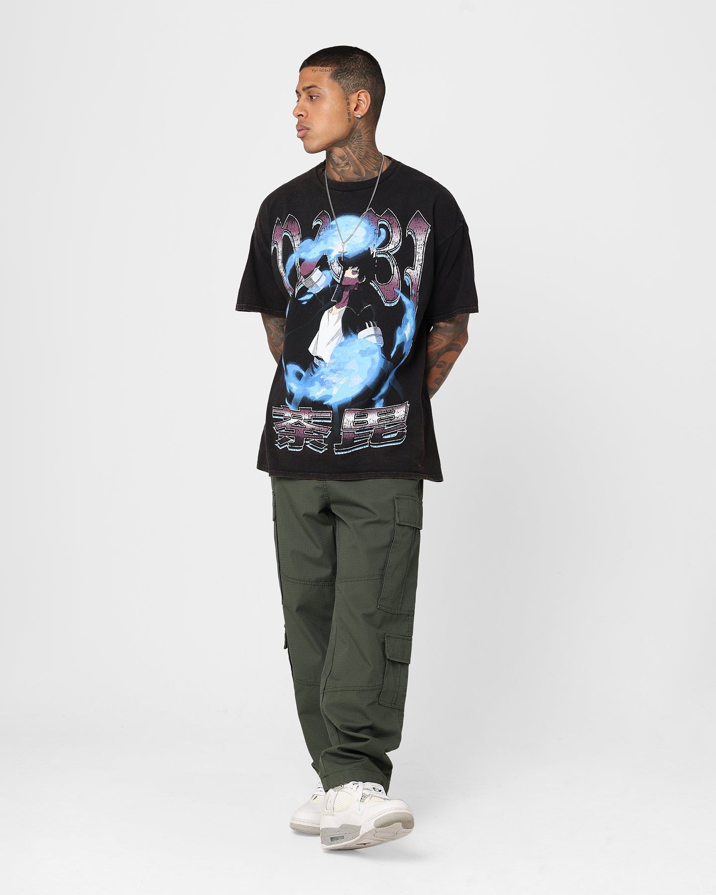 Goat Crew X My Hero Academia Dabi Vintage T-Shirt Black Wash sold by Culture Kings product image thumbnail 2