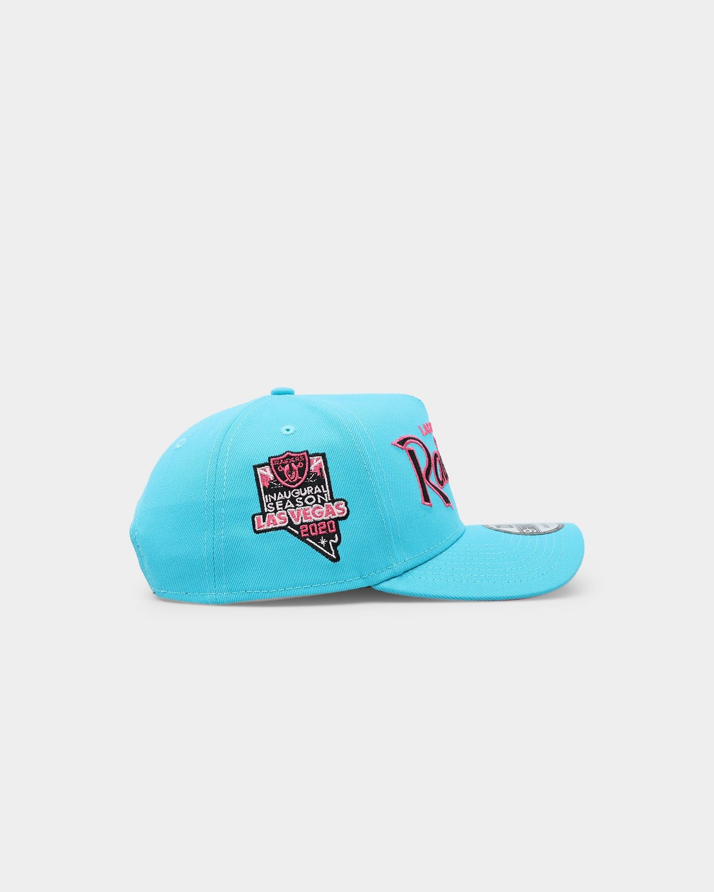 New Era Las Vegas Raiders 'Neon Vice' Script 9FORTY A-Frame Snapback Neon Blue sold by Culture Kings product image thumbnail 3