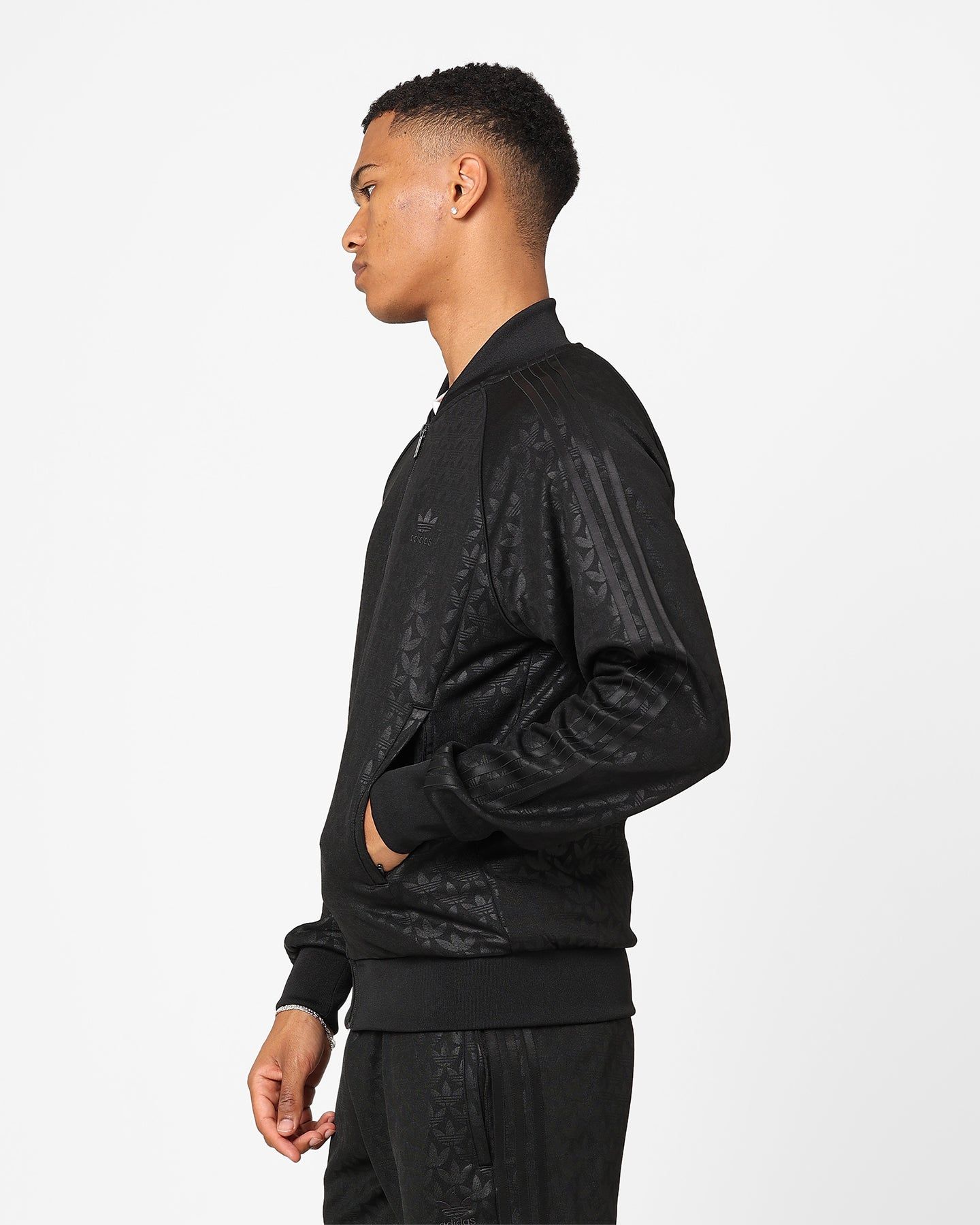 Adidas Graphics Monogram Straight Tracksuit Jacket Black sold by Culture Kings product image thumbnail 6