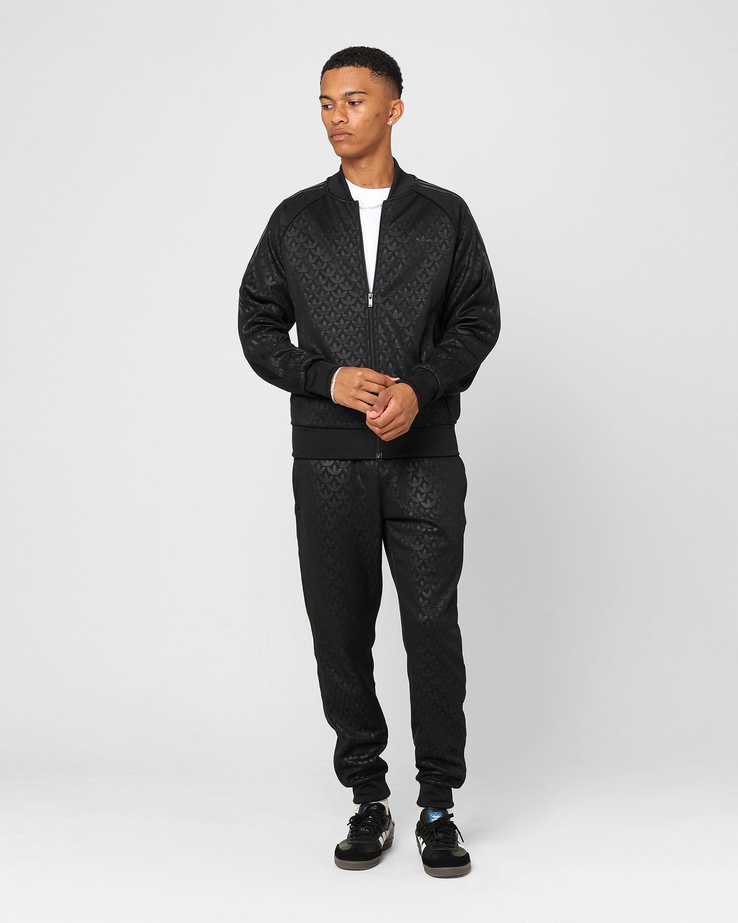 Adidas Graphics Monogram Straight Tracksuit Jacket Black sold by Culture Kings product image thumbnail 2