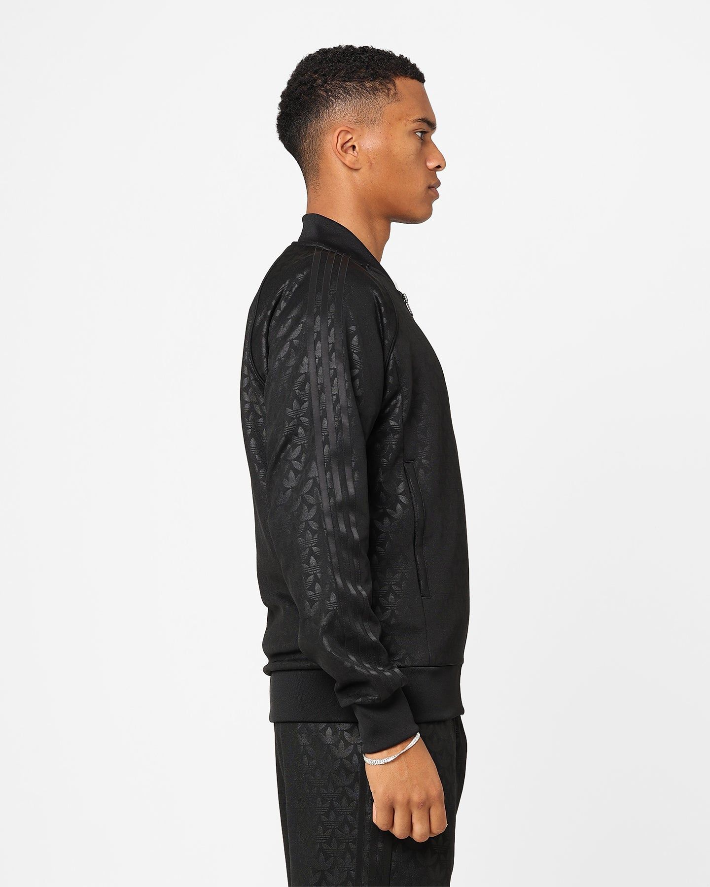 Adidas Graphics Monogram Straight Tracksuit Jacket Black sold by Culture Kings product image thumbnail 5