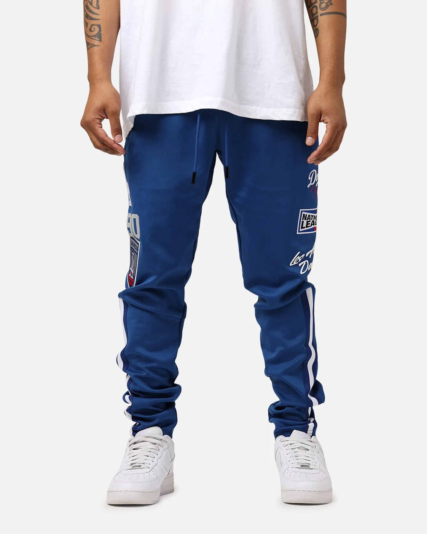 Pro Standard Los Angeles Dodgers Fast Lane Track Pants Dodger Blue sold by Culture Kings