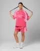 Loiter Subcultural Panel T-Shirt Pink sold by Culture Kings