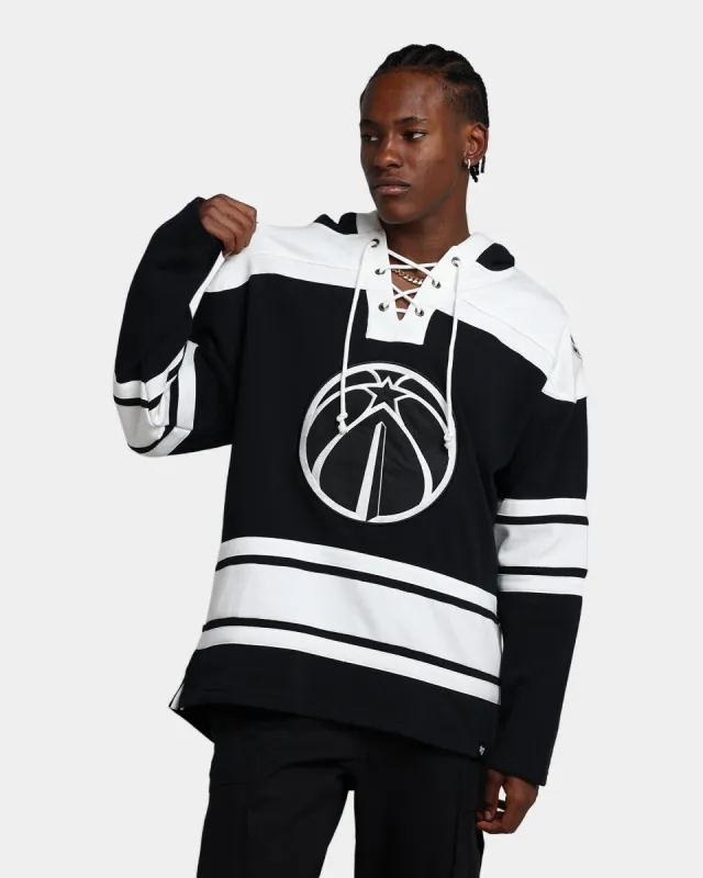 47 Brand Washington Wizards Superior Lacer Hoodie Jet Black sold by Culture Kings