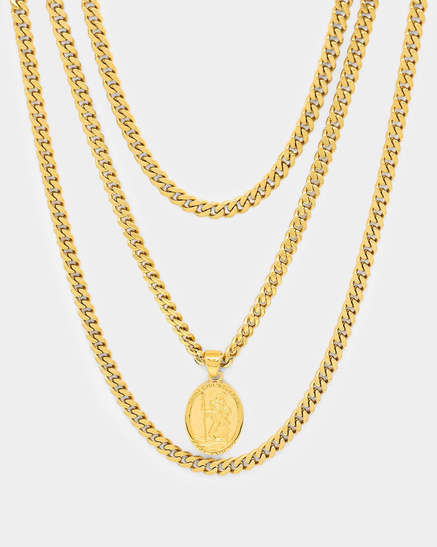 NXS Shepherd Necklace Set Gold sold by Culture Kings product image thumbnail 2